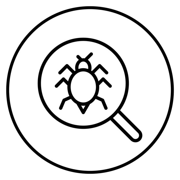 Debugging icoon vector afbeelding Kan worden gebruikt voor Software Testing