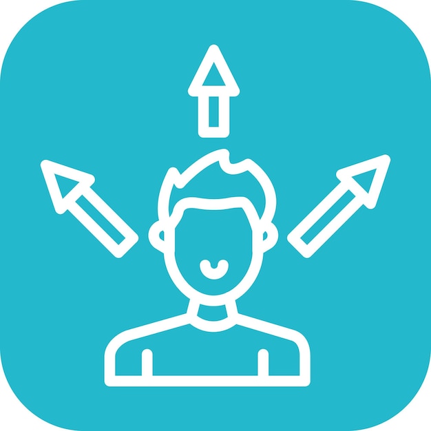 Decision Making icon vector image Can be used for Personality Traits