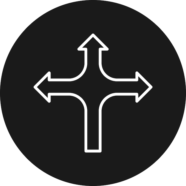L'icona del vettore di decisione può essere utilizzata per l'icona delle abilità di vita