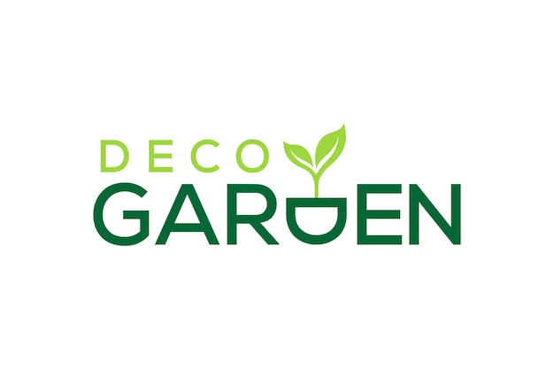 Vector deco garden logo