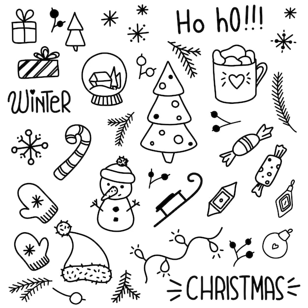 decorated with gifts snowflakes gloves hat christmas tree snow bubble sled snowman garland