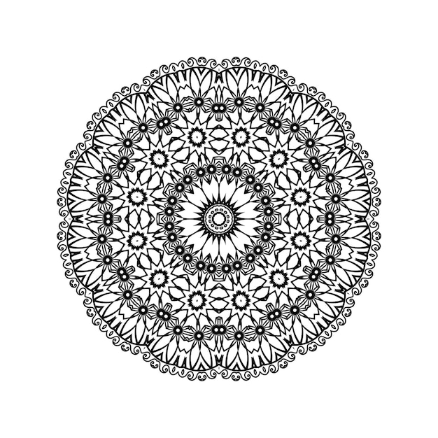 Decoratief mandala ontwerp