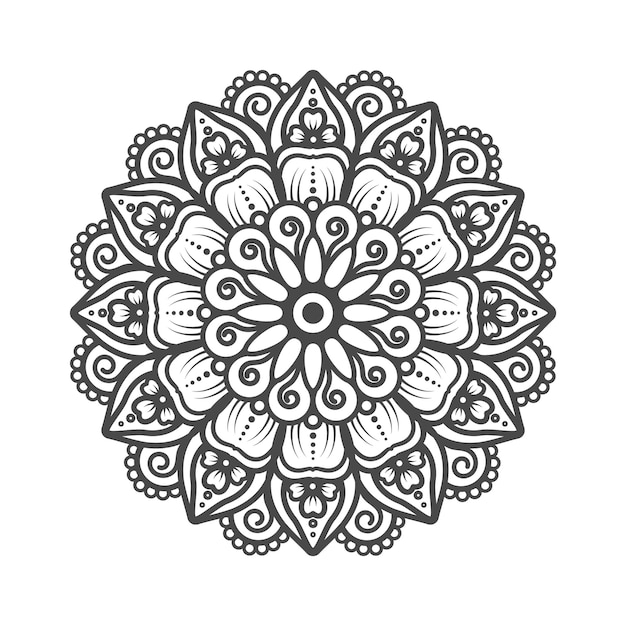 Vector decoratief mandala-ontwerp