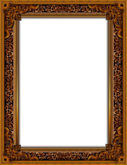 Decoratief vintage frame en rand