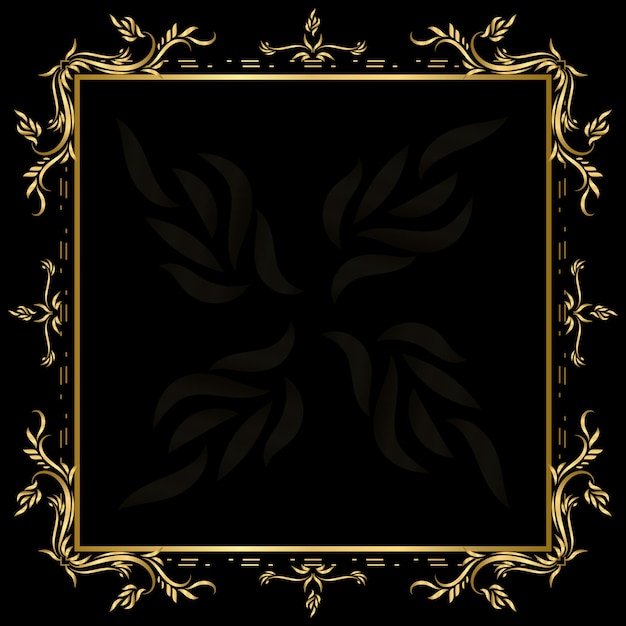 Vector decoratief vintage frame