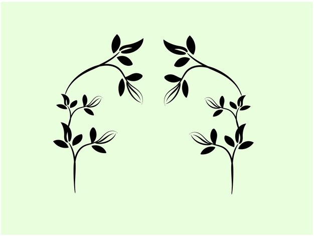 Vector decoratieve elementen van vectorbloemen