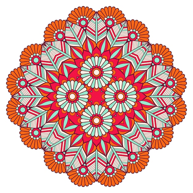 Decoratieve geometrische tegelillustratie