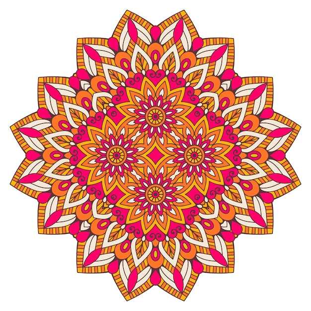 Decoratieve geometrische tegelillustratie