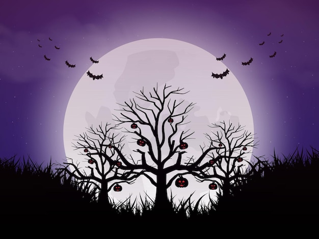 Decoratieve Halloween achtergrond