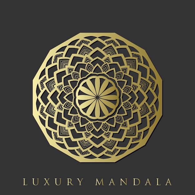 Decoratieve luxueuze bloemenmandala