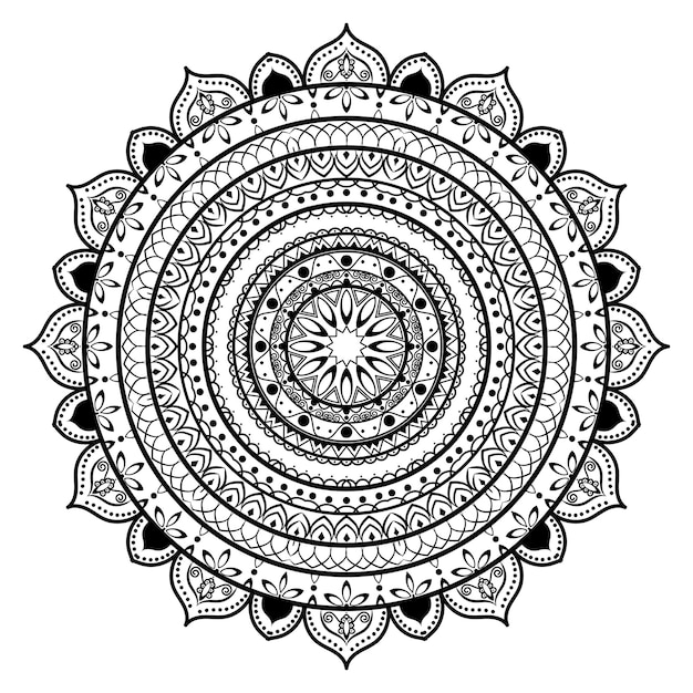 Decoratieve mandala-elementstijlcollectie