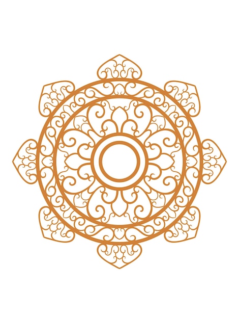 decoratieve mandala ontwerp achtergrond