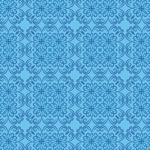 Decoratieve ornament naadloze patroon achtergrond