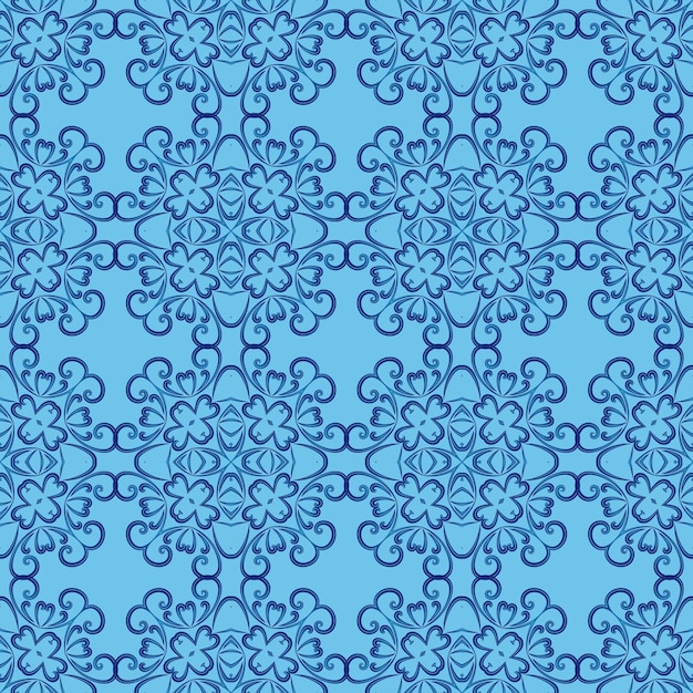 Decoratieve ornament naadloze patroon achtergrond
