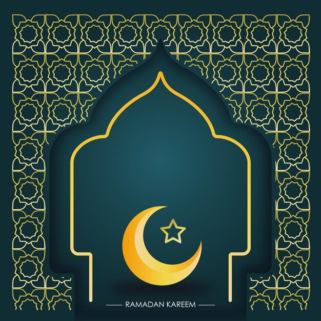 Decoratieve Ramadan