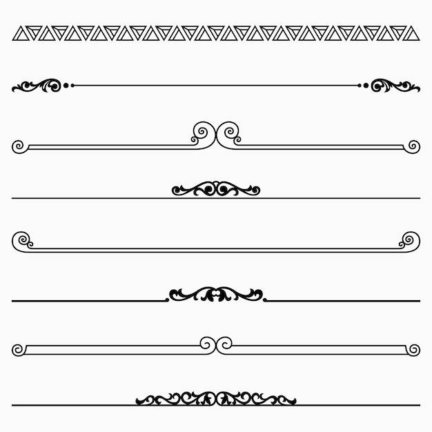 Decoratieve verdelers (set 33)