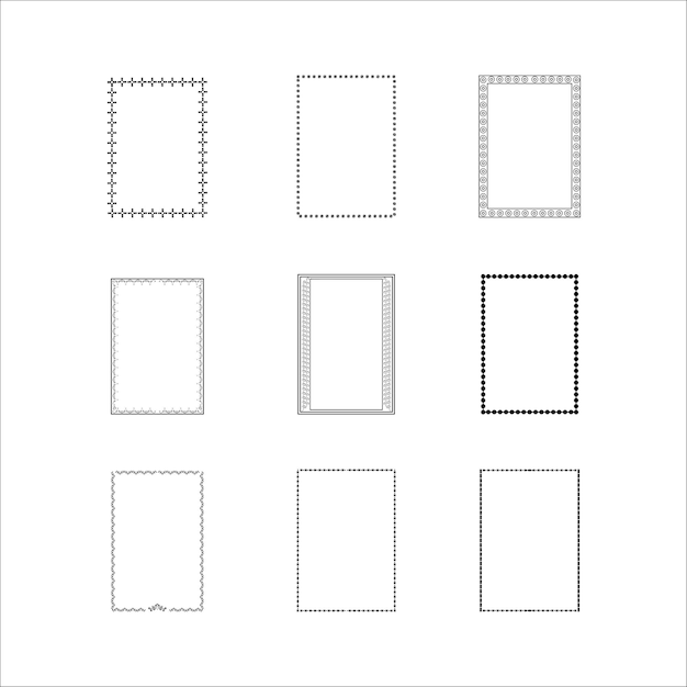 Decoration Border Template Ornament Collection