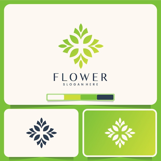 Decoration flower logo design inspiration