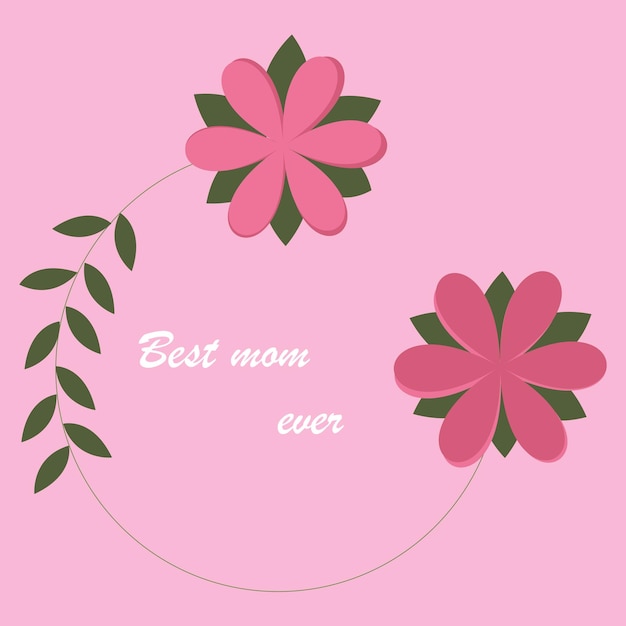 decoration flower for mom sticker