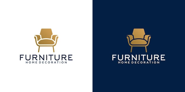 Decoration furniture logo design template