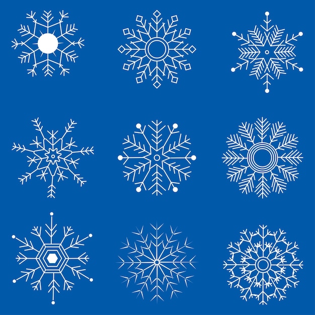 Decoration snow flake creative design