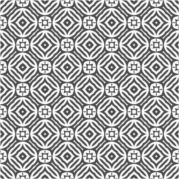 Decorative abstract seamless geometric lines pattern