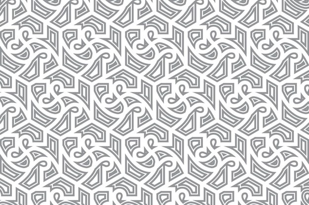Decorative abstract seamless pattern