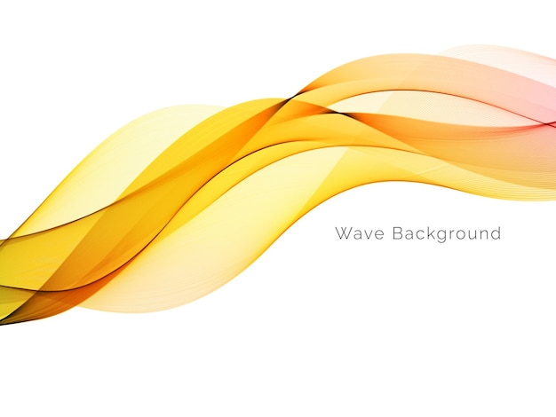 Vector decorative background with colorful wave design