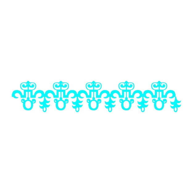 Decorative border patern