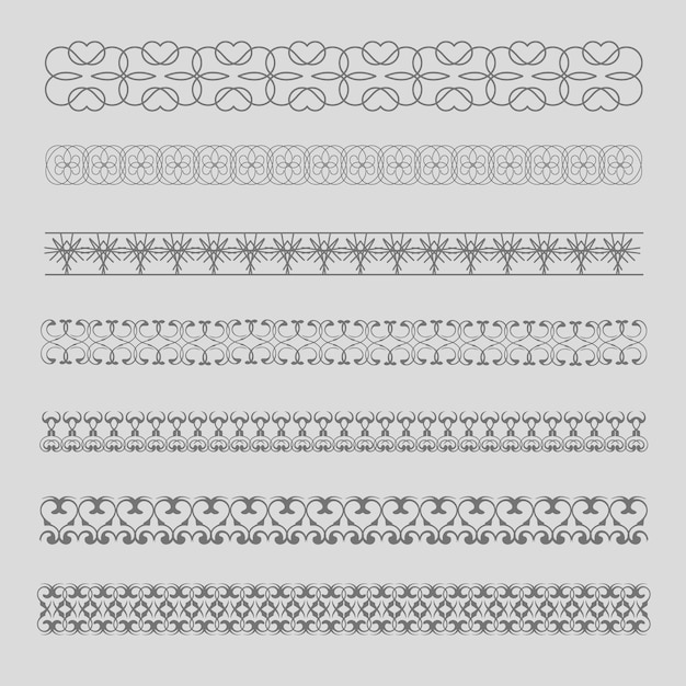 Decorative borders patterned frame for  invitations postcards and other printed products