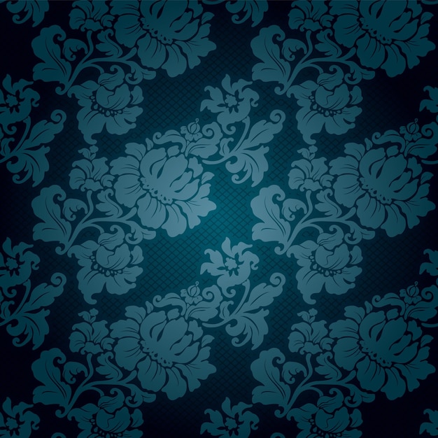 Vector decorative dark blue pattern