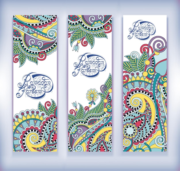 Decorative design for holy month of muslim community festival Ramadan Kareem