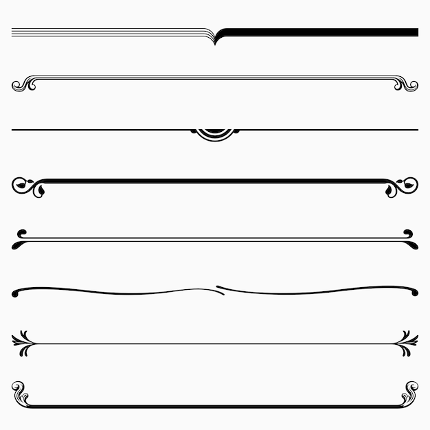 Decorative dividers (set 52)