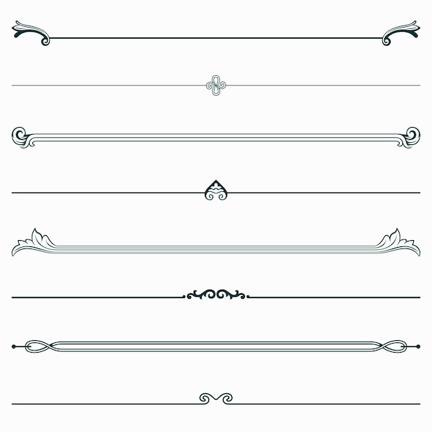 Decorative dividers (set 55)