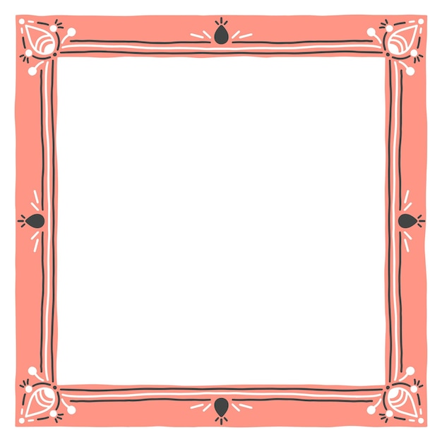 Frame a pennello astratto decorativo elegante elemento vettoriale per la progettazione luogo per il testo