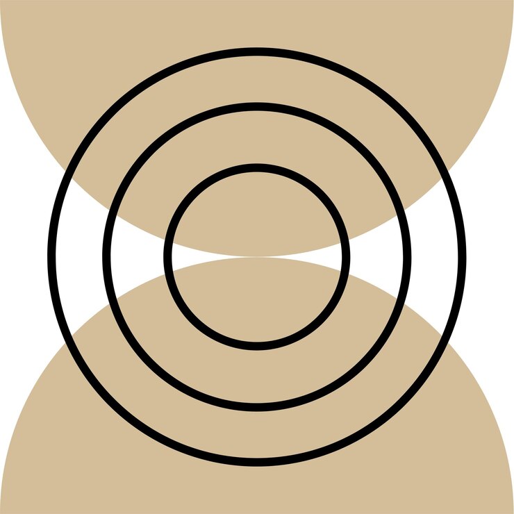 Vector decorative element aesthetic and simple style