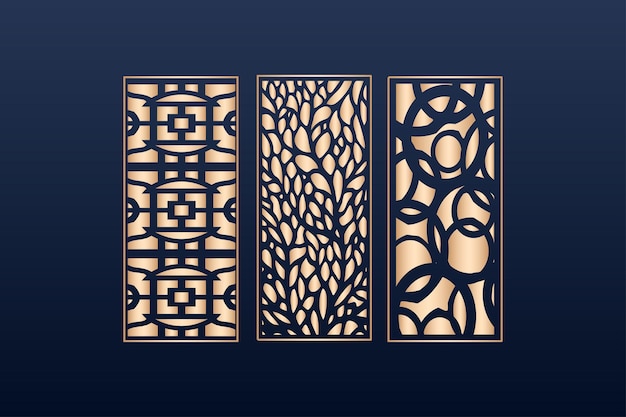 Vector decorative elementsborder frame borders pattern islamic pattern files dxf laser cut panel turkish