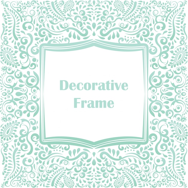 Cornice floreale decorativa