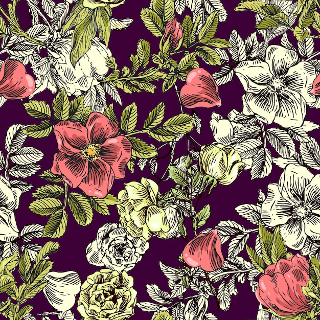 Decorative floral illustration