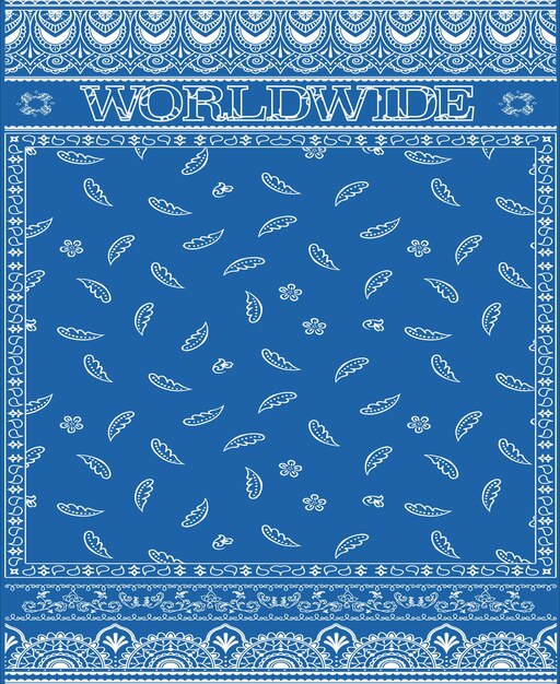 Vector decorative floral pattern vector illustration