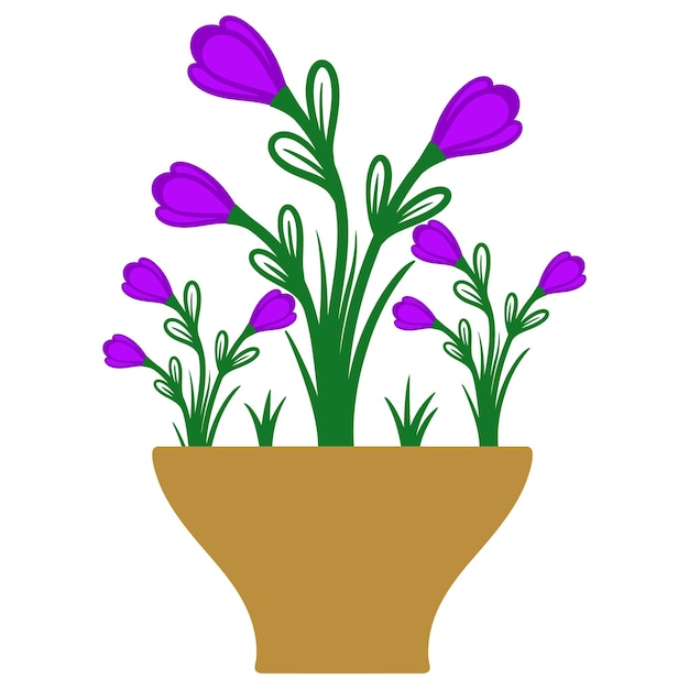 Vector decorative flowers