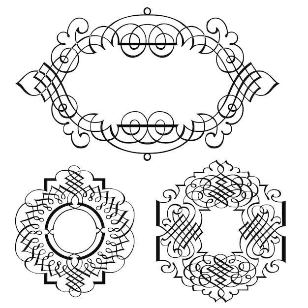 Вектор Декоративные рамки