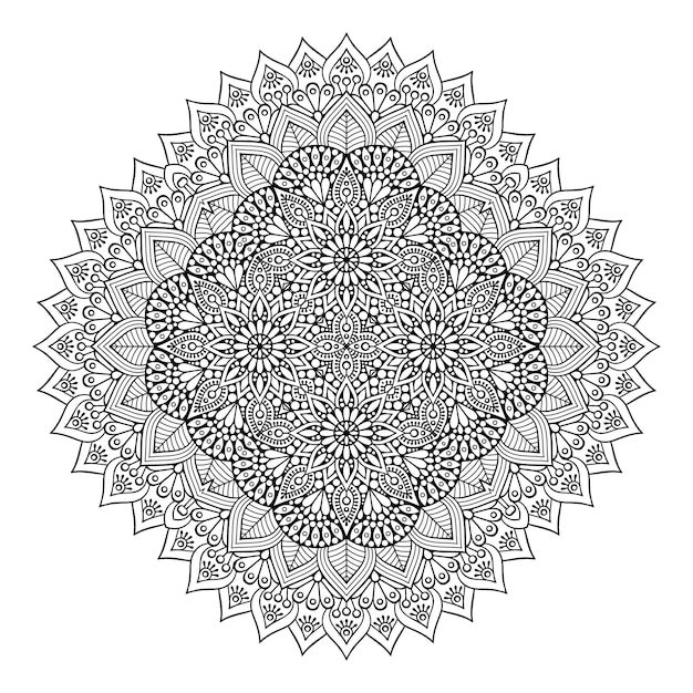 Illustrazione disegnata a mano delle mattonelle geometriche decorative