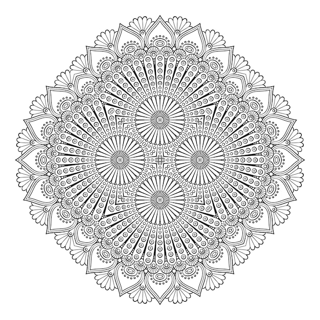 Декоративная геометрическая плитка рисованной иллюстрации