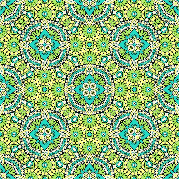 Decorative geometric tile seamless pattern