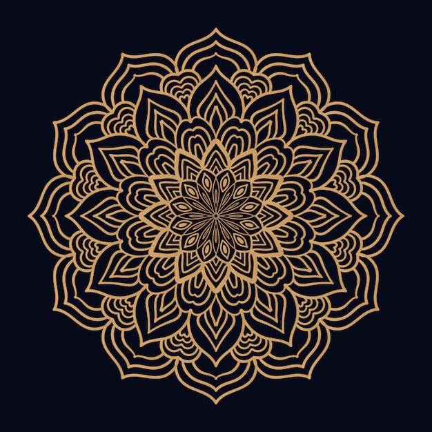 Decorative luxury mandala design