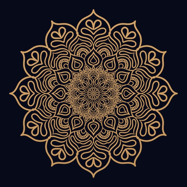 Decorative luxury mandala design