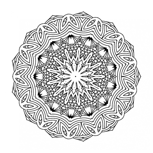 Decorative mandala background