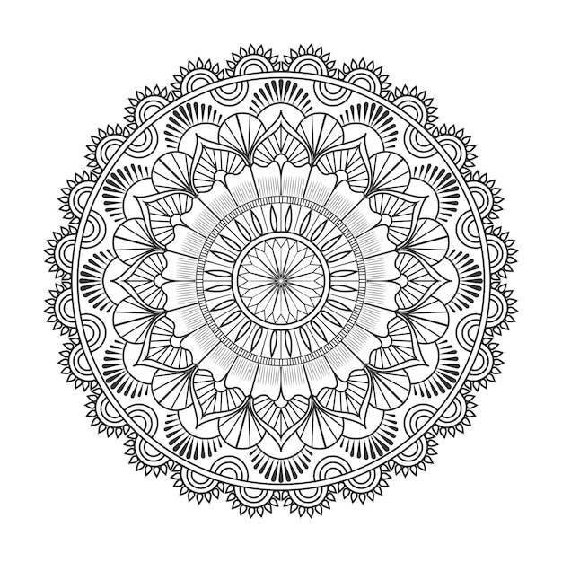 Decorative Mandala Design vector template