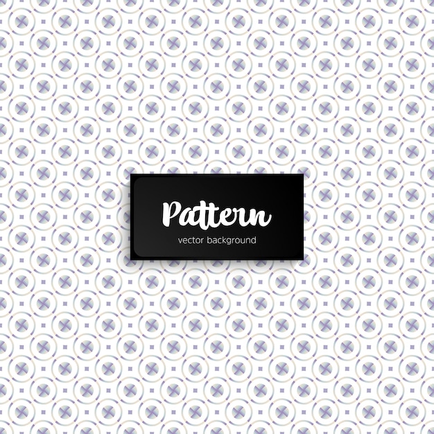 Vector decorative motif seamless pattern